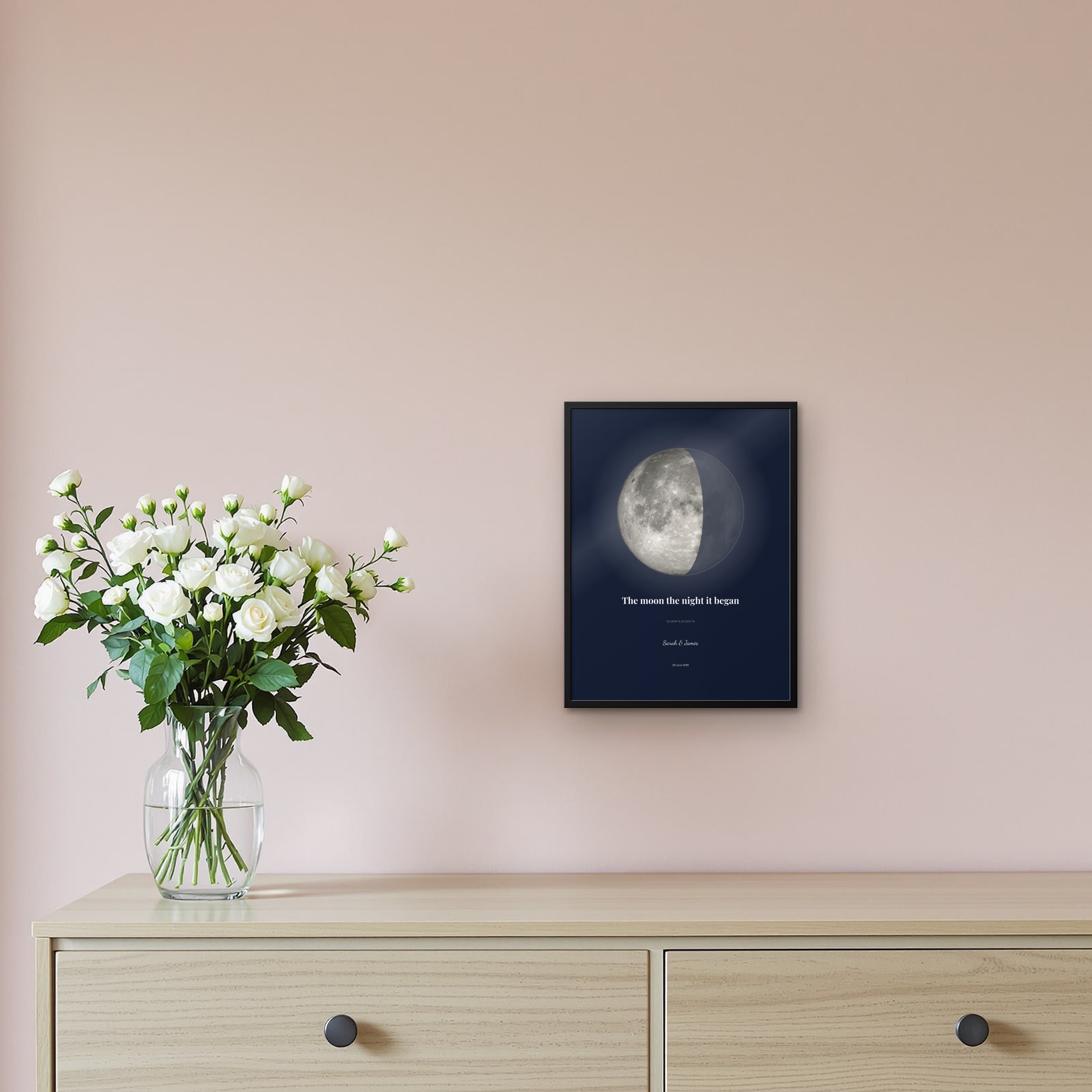 Anniversary Keepsake on the framed print