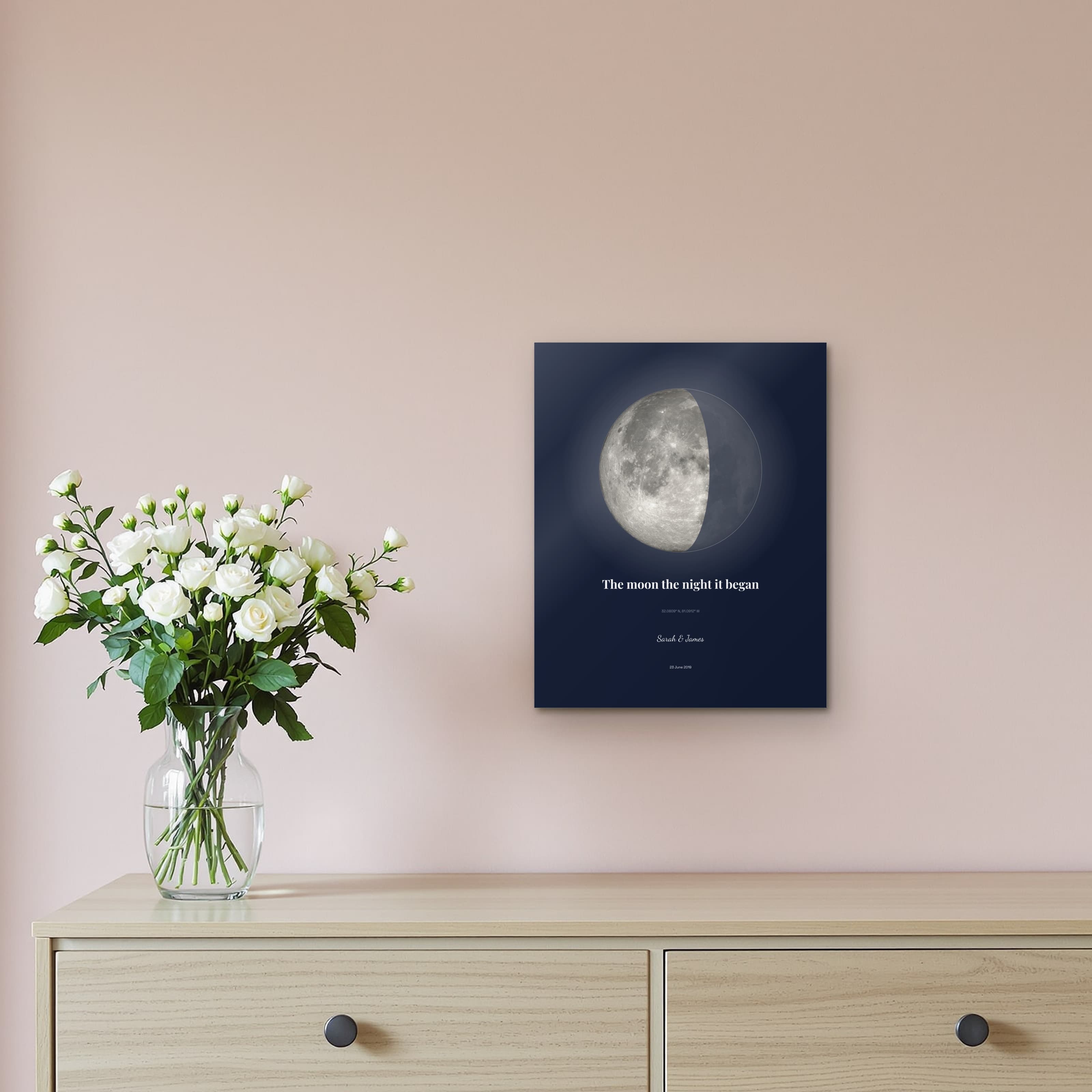 Anniversary Keepsake on the metal print