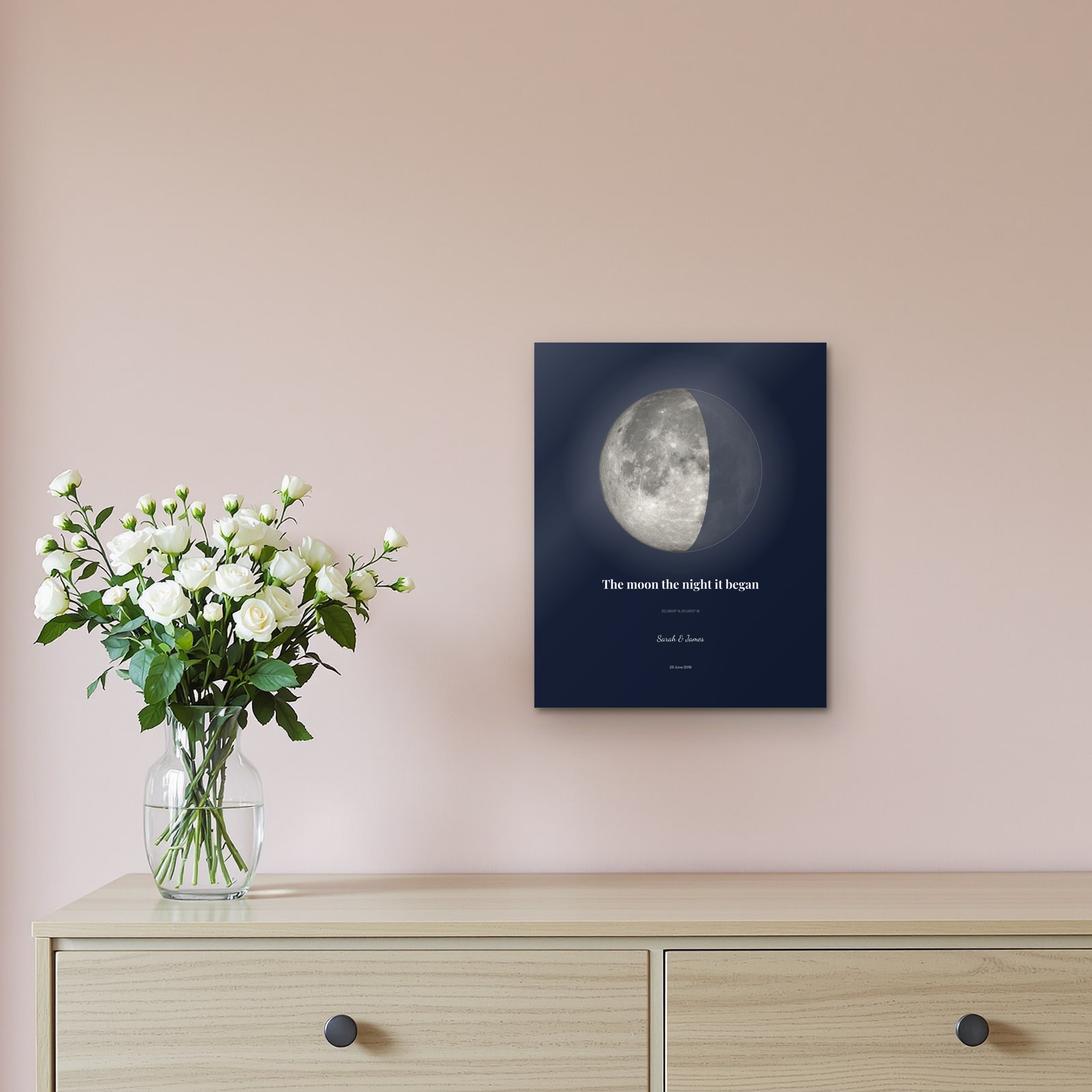 Anniversary Keepsake on the metal print