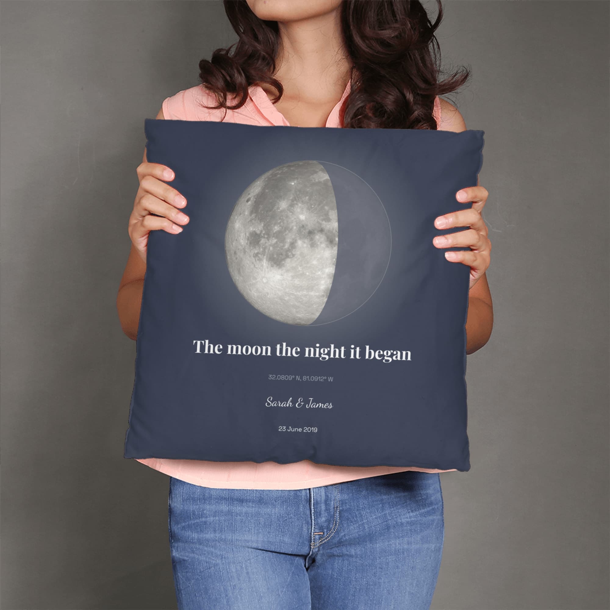 Anniversary Keepsake on pillow