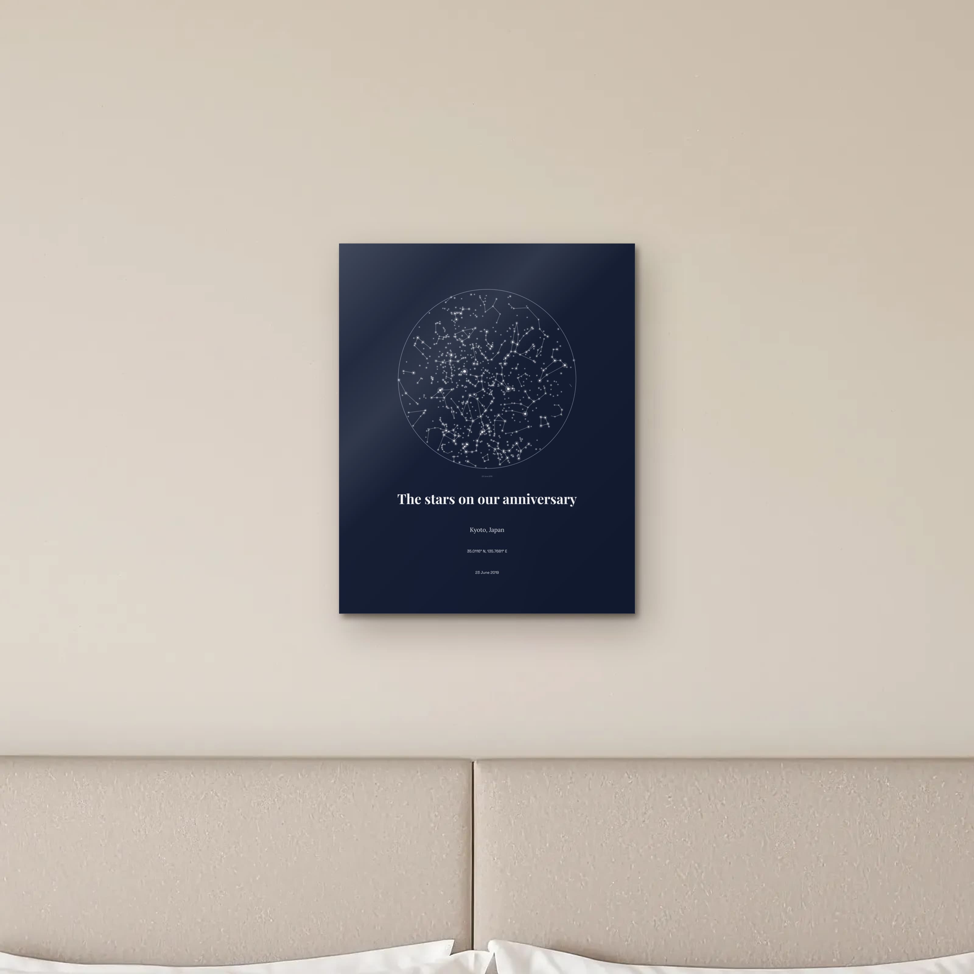 Anniversary Night Sky on metal