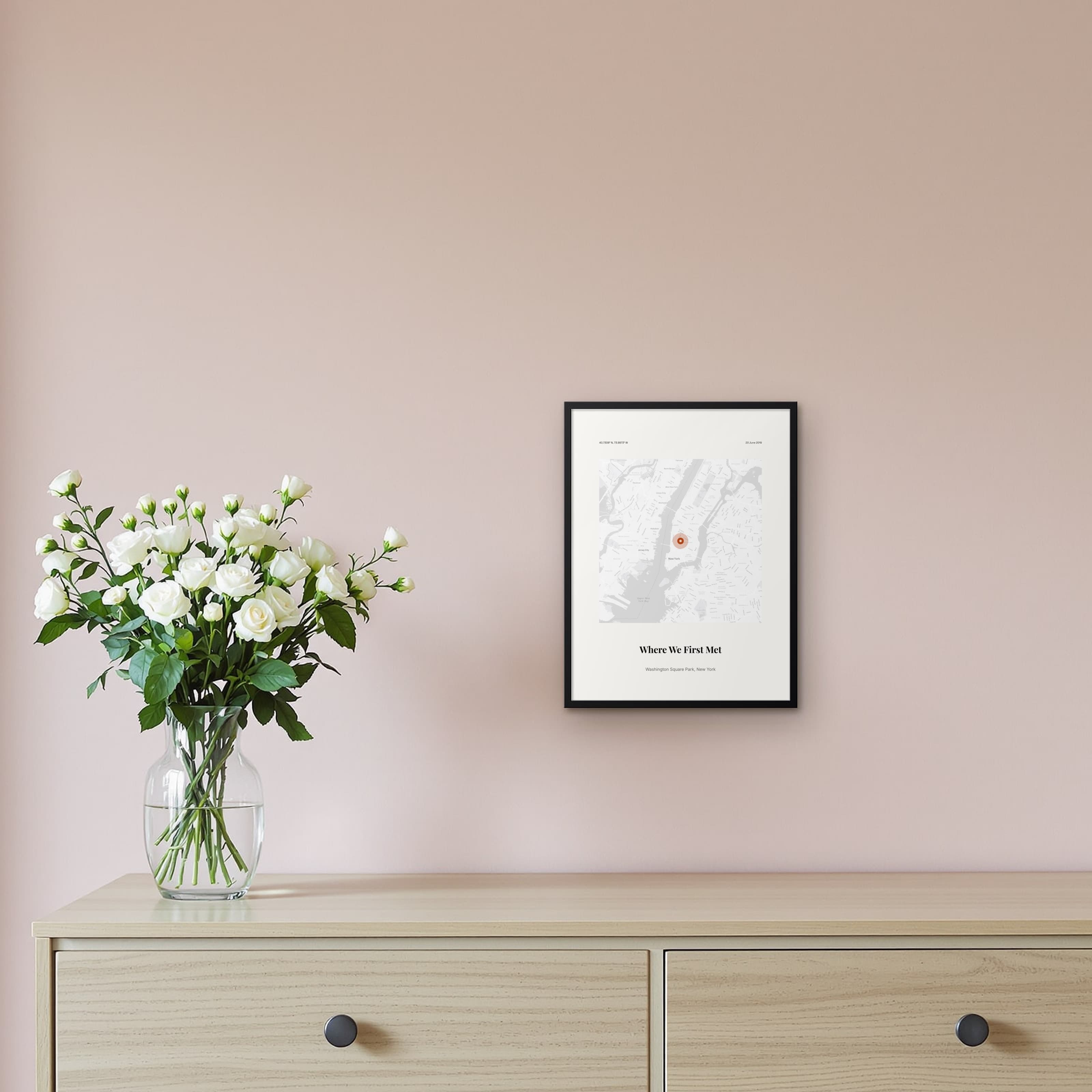 Where We First Met on framed print