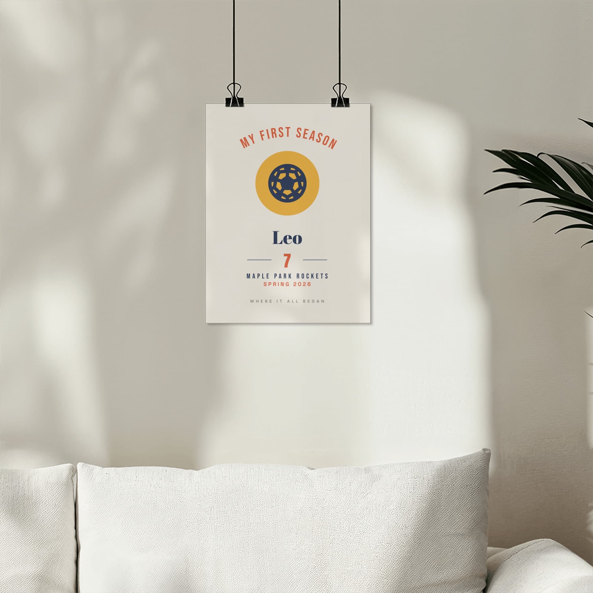 First Season Print on the poster