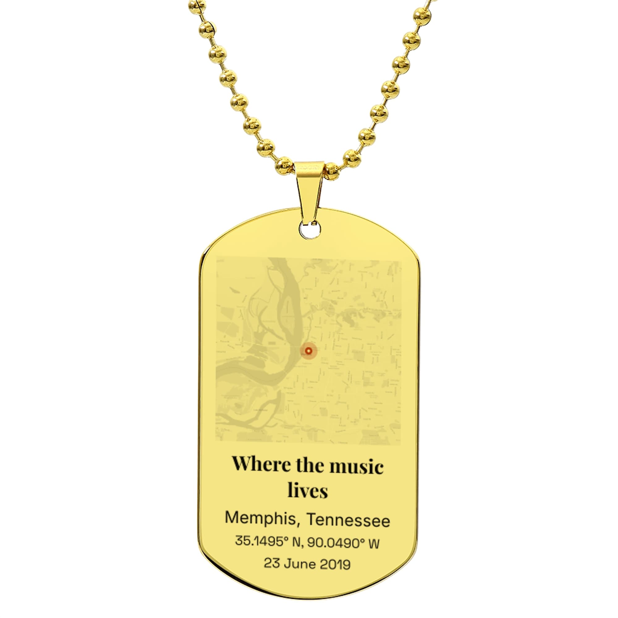 Festival Memories Map on jewelry