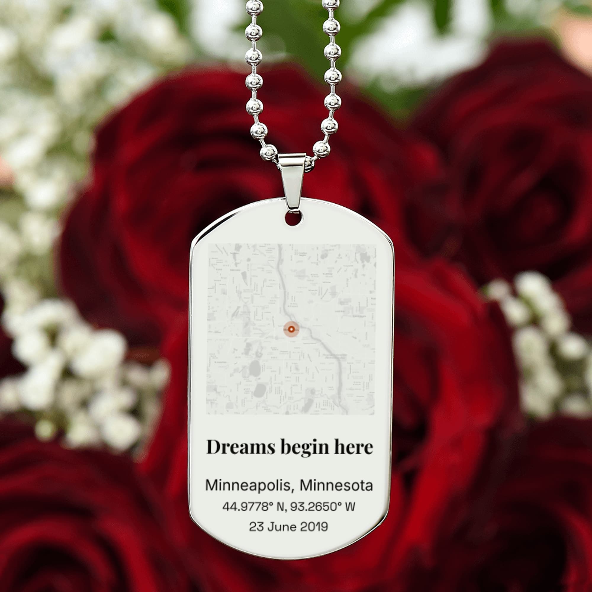 Nursery Theme Map on jewelry