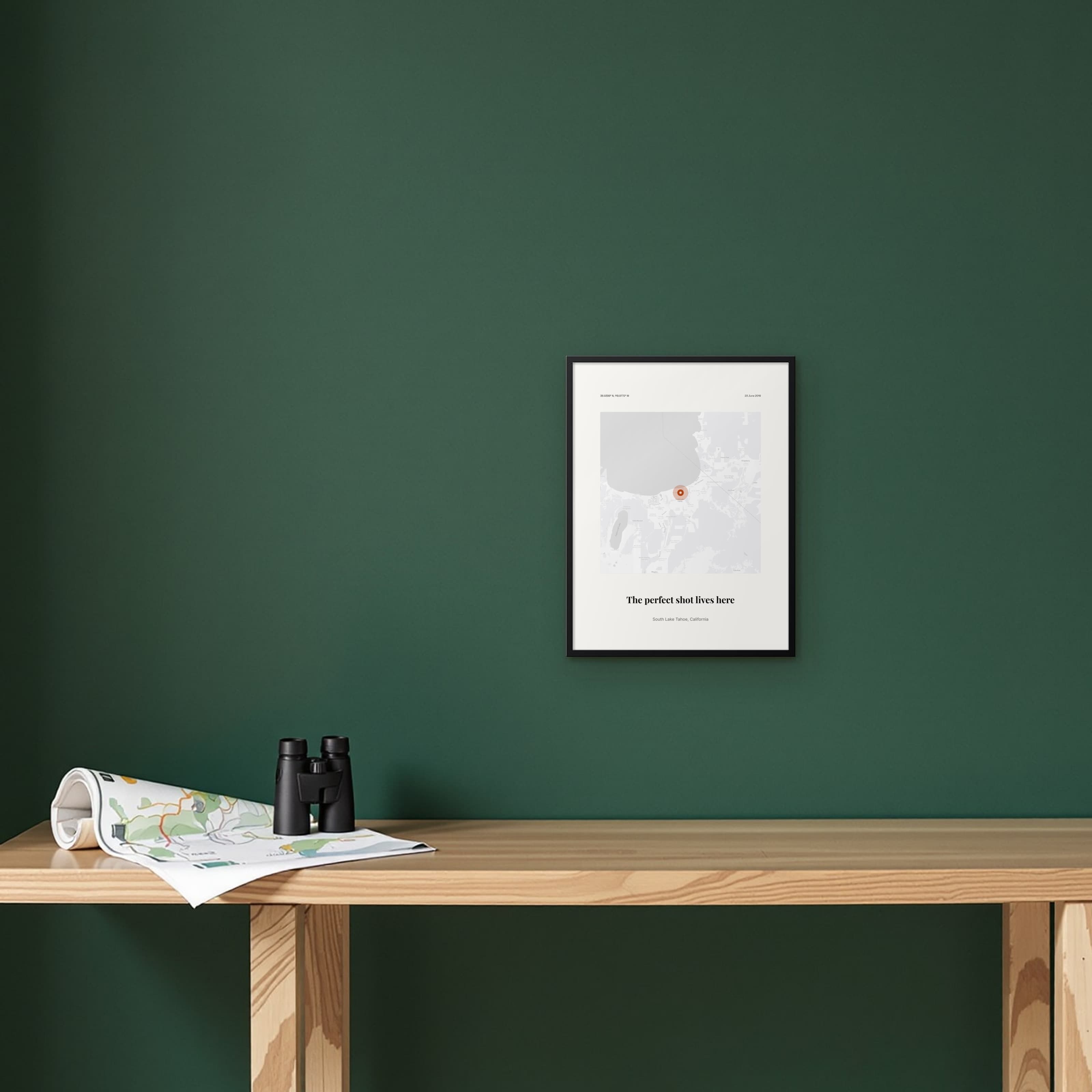Photo Location Print on the framed print