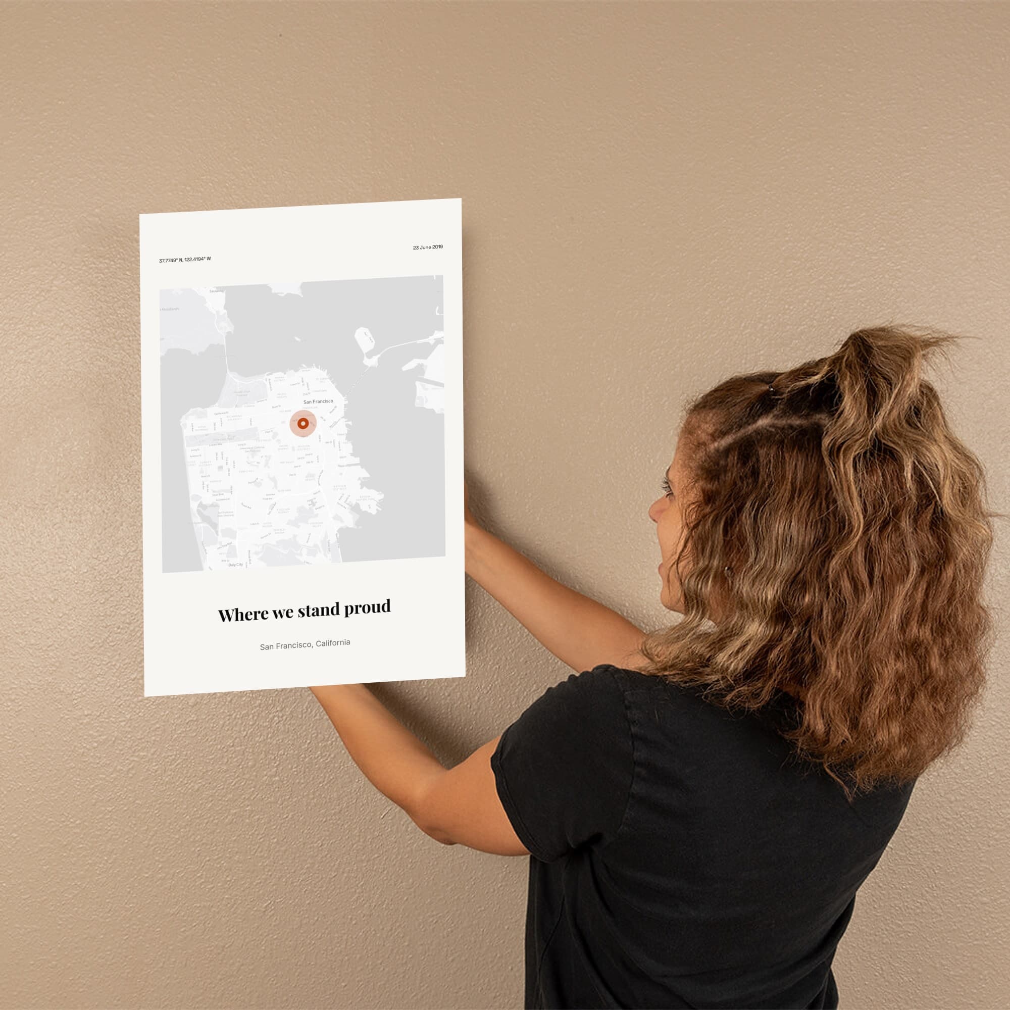 Pride Parade Location on the canvas