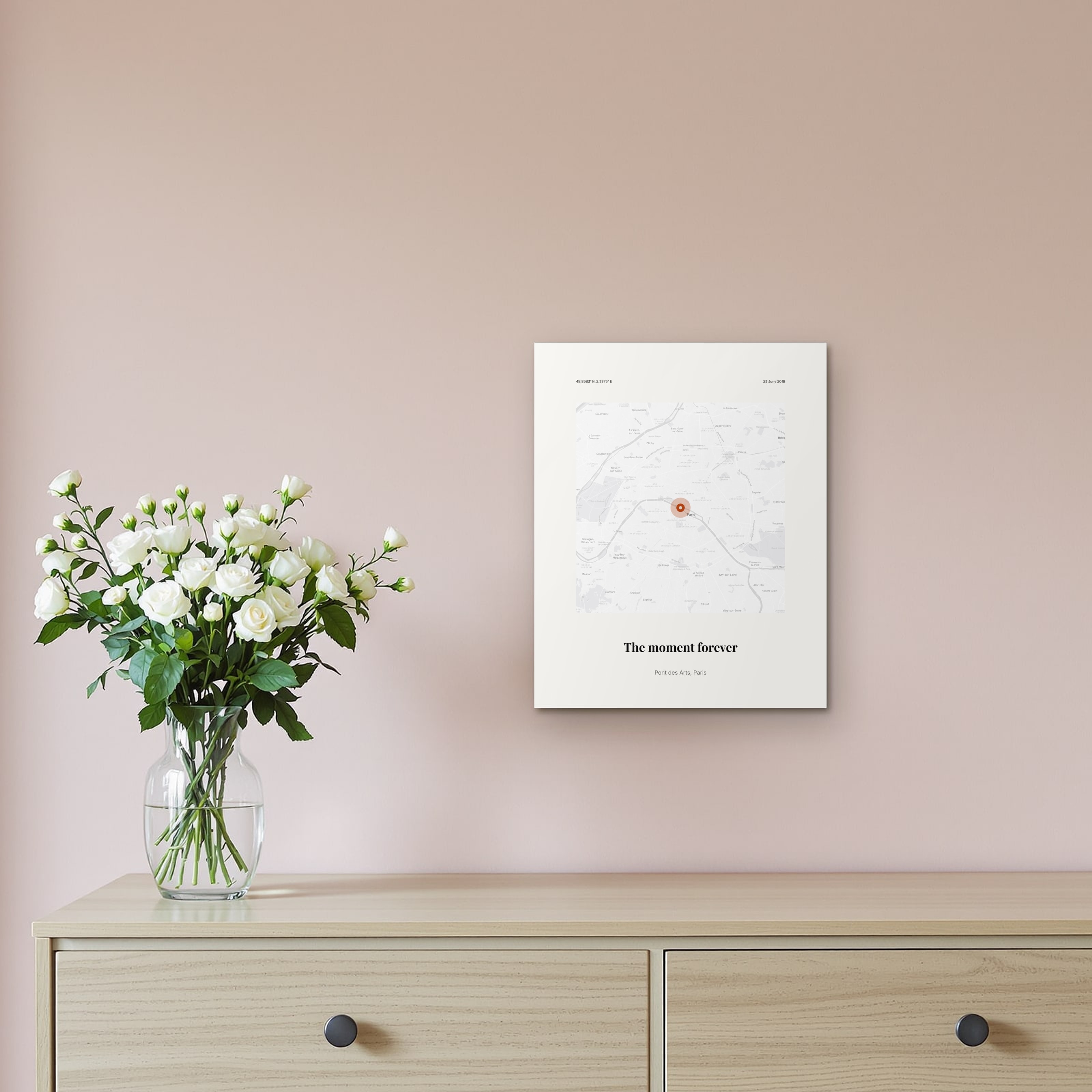 Proposal Location Print on the metal print