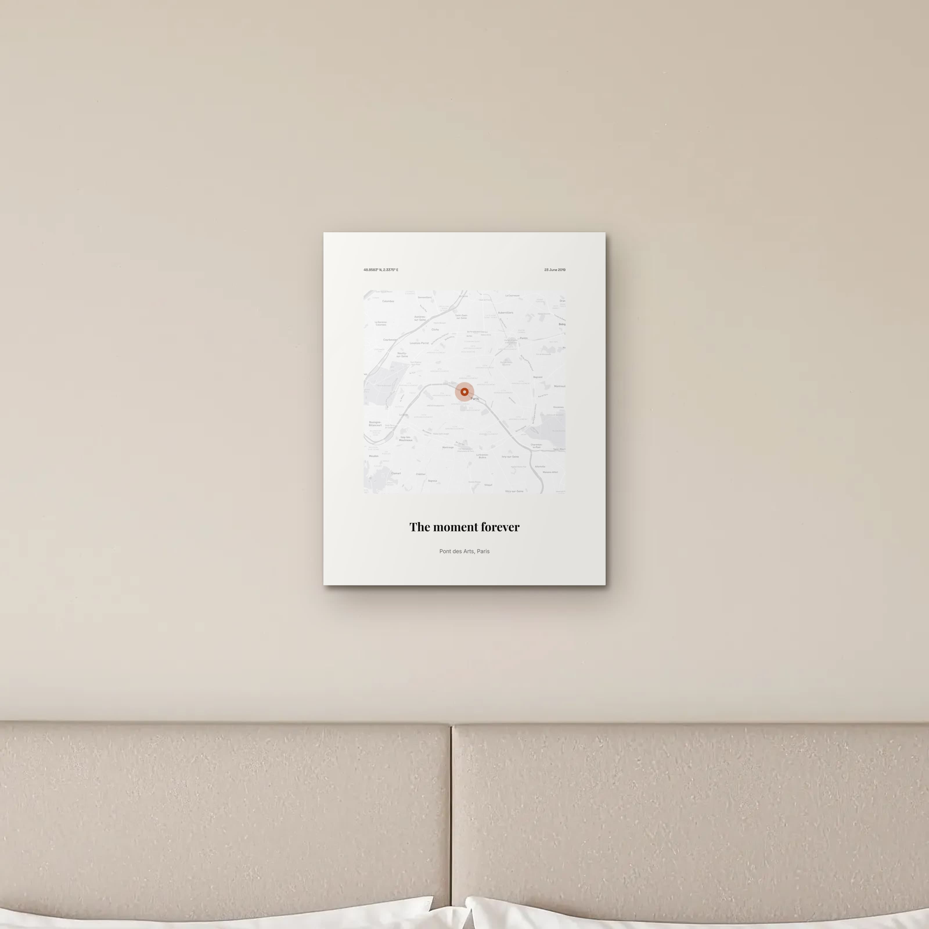 Proposal Location Print on the metal