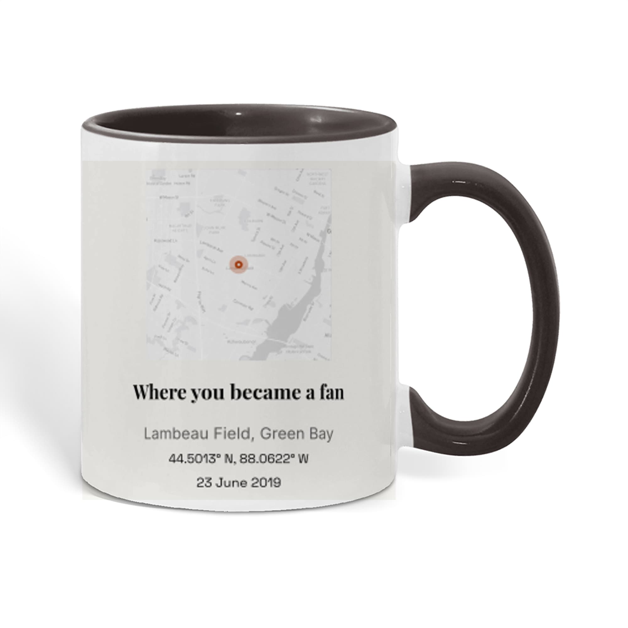 Fan Journey Map on mug