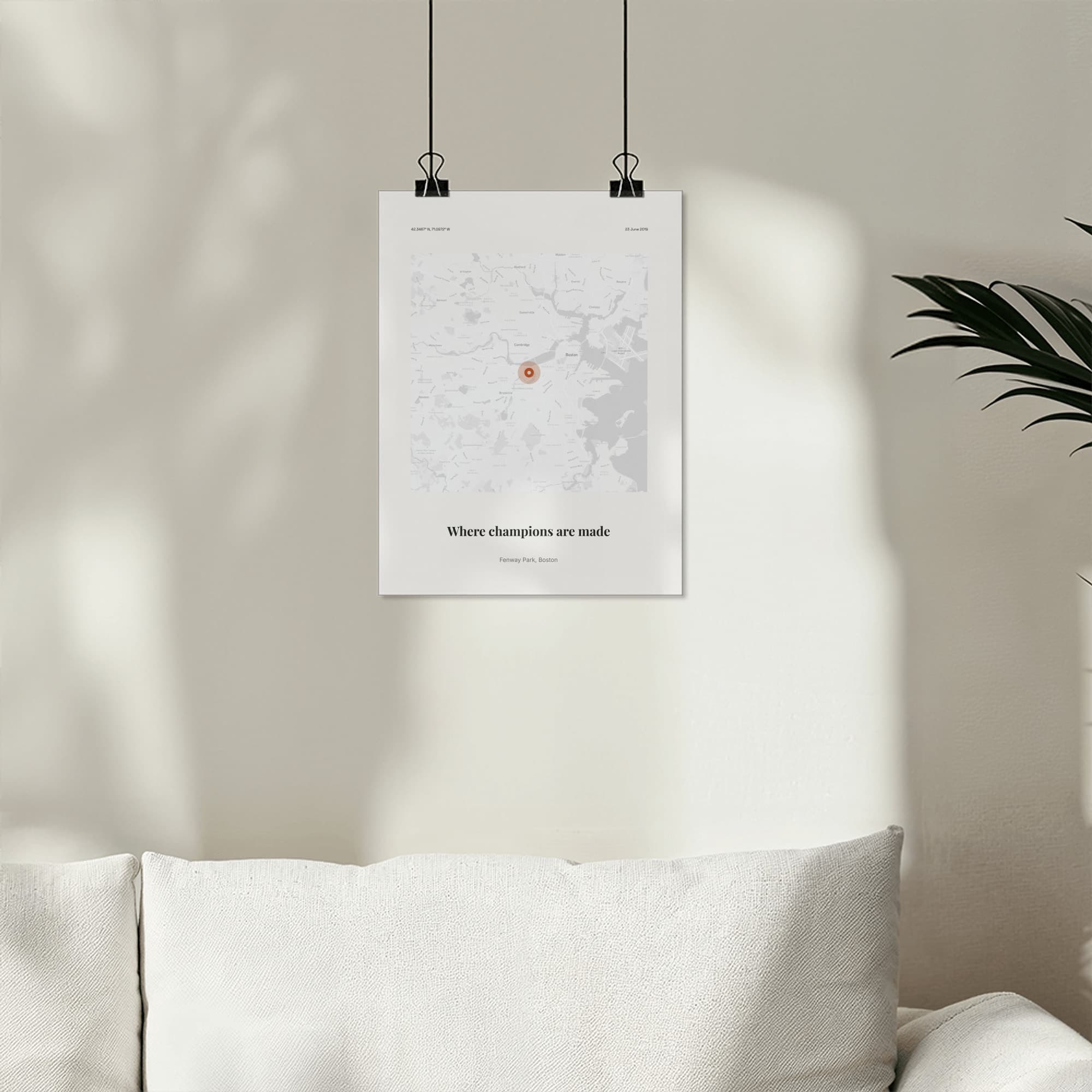 Trophy Location Print on the poster