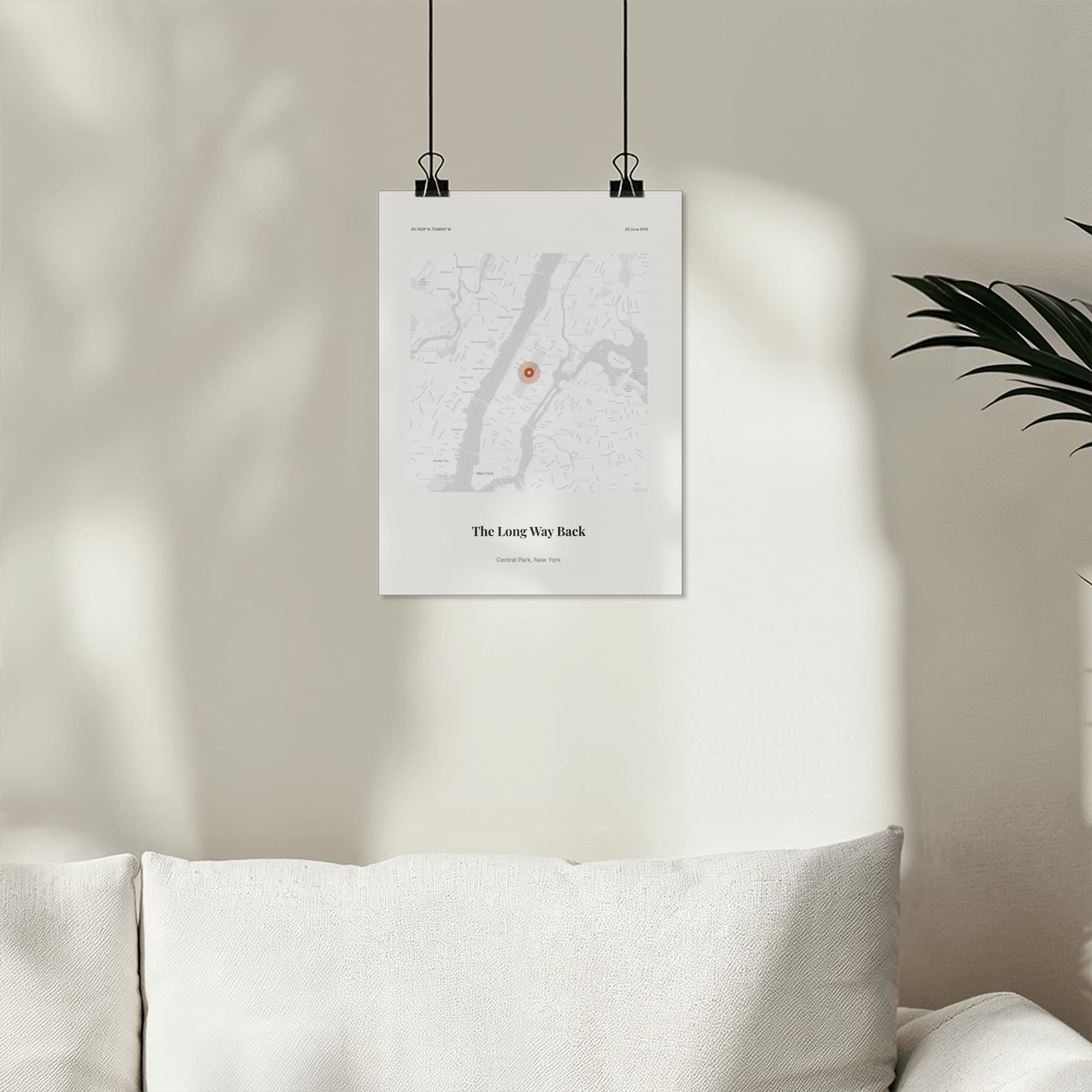 The Long Way Back on the poster
