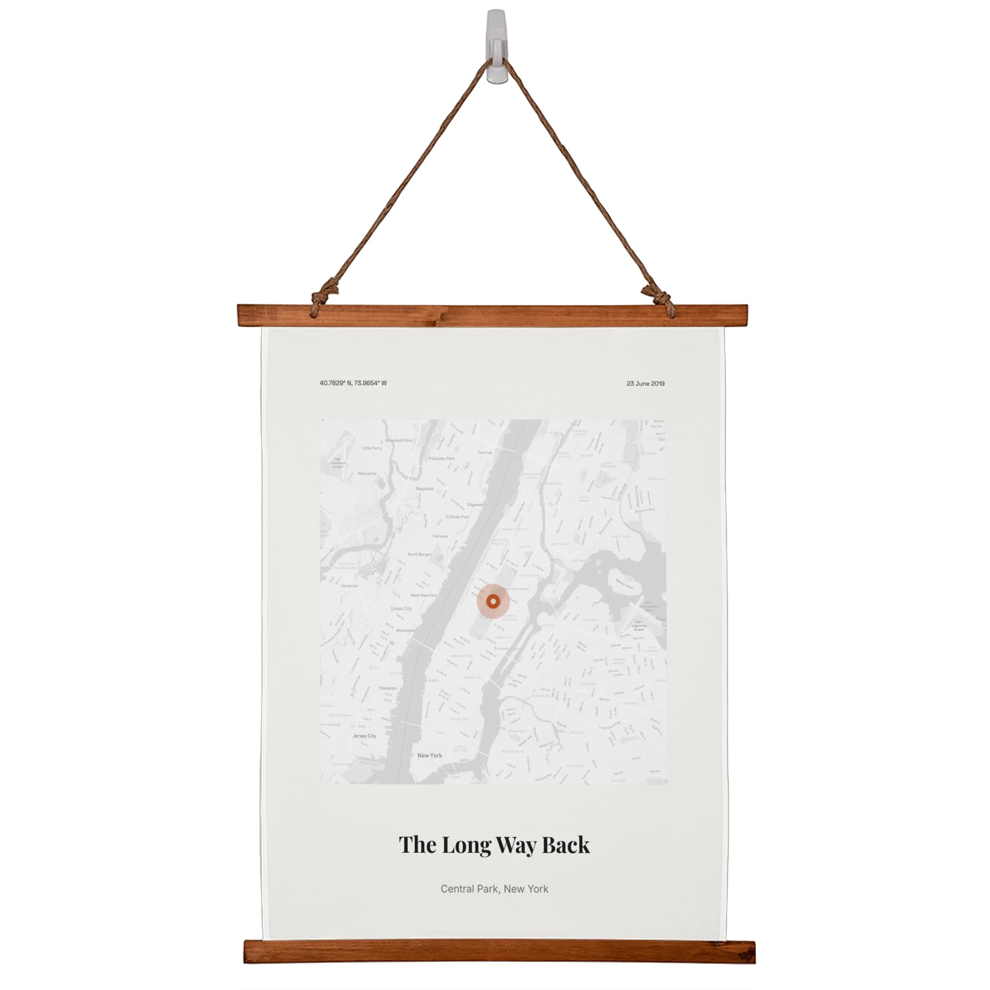 The Long Way Back on the wall scroll