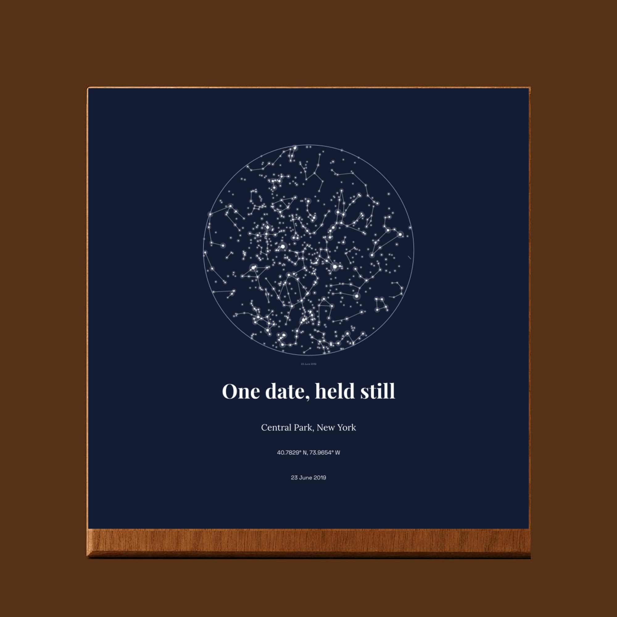 The Night It Turned on wood